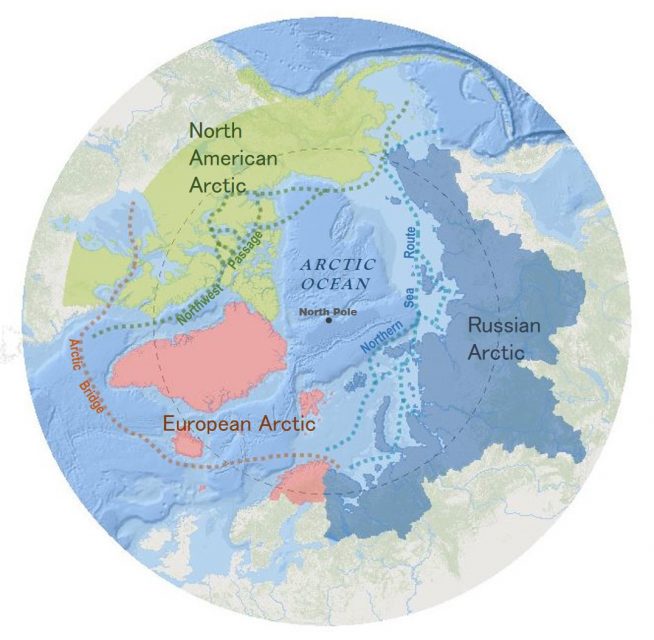 Map of InfraNorth's study regions.