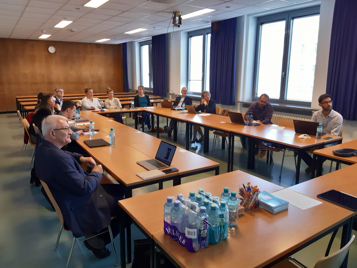 Second day of "The Global Economics and Geopolitics of Arctic Transport Infrastructures" workshop, September 24, 2021, University of Vienna. 